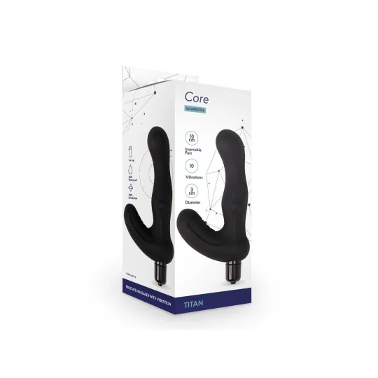 Массажер простаты Titan, цвет черный