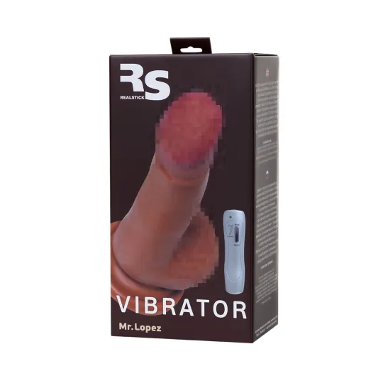 ВИБРАТОР TOYFA REALSTICK ELITE MULATTO, РЕАЛИСТИЧНЫЙ, НА ПРИСОСКЕ, МУЛАТ, 13 СМ.