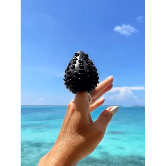 Gvibe Gegg Black - яйцо-мастурбатор, 6.5х5 см.