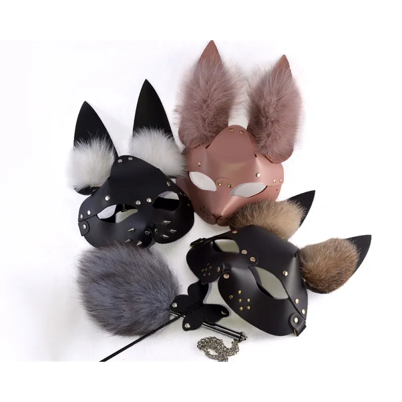 Маска Зайка с мехом, 3415-8