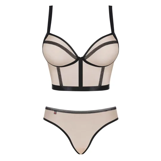 Бюстгальтер и трусики "Nudelia" L/XL
