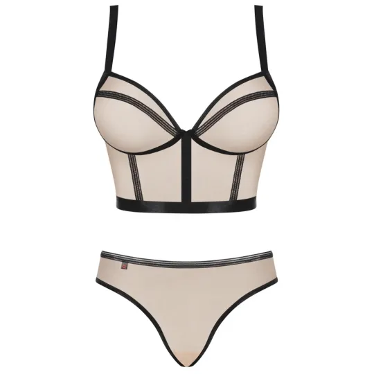 Бюстгальтер и трусики "Nudelia" L/XL