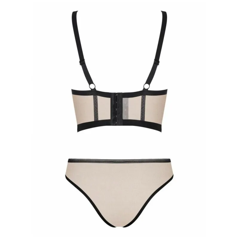 Бюстгальтер и трусики "Nudelia" L/XL