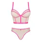 Бюстгальтер и трусики "Nudelia" розовый