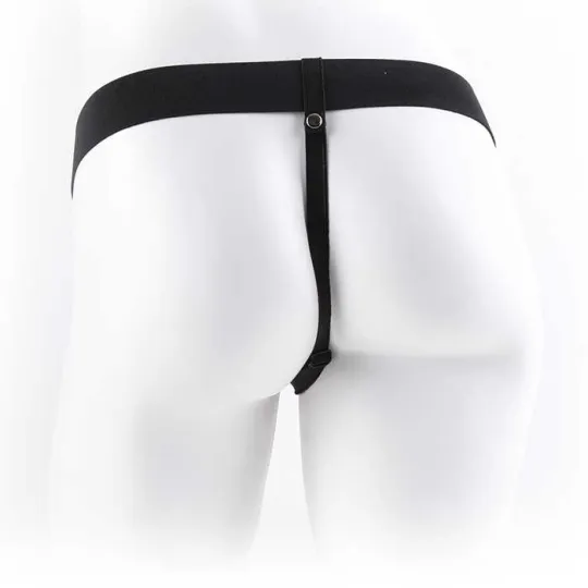 9 Hollow Strap-On with Balls Фаллопротез мужской полый