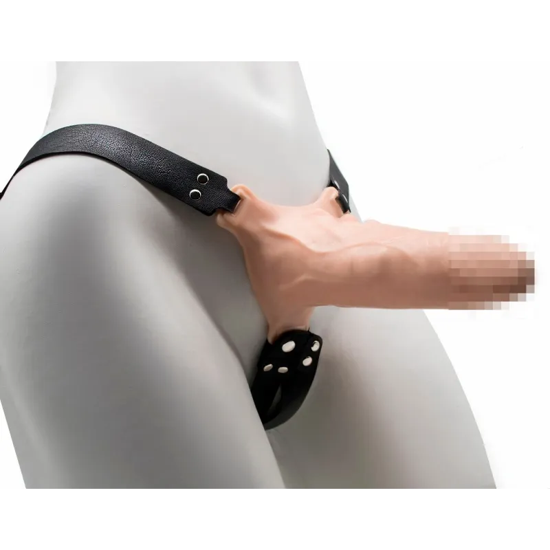 Фаллоимитатор поясной пустотелый с бандажом 7403/3