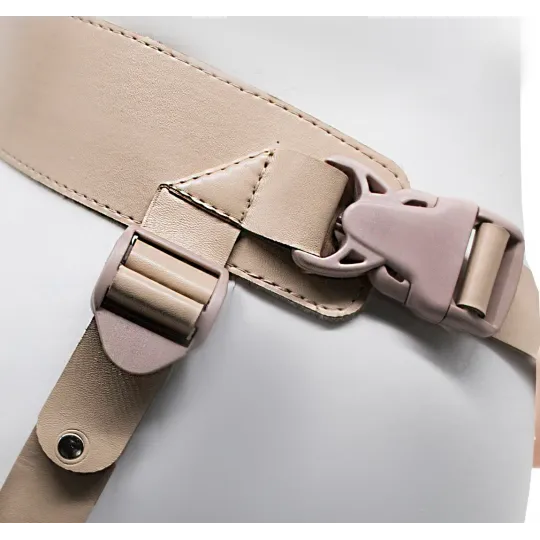 Фаллоимитатор поясной пустотелый с бандажом 741703