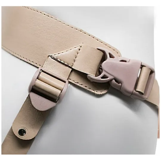 Фаллоимитатор поясной пустотелый с бандажом 741703