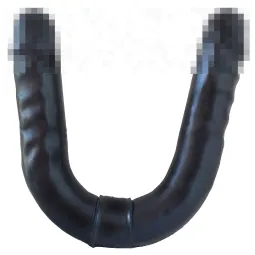 Фаллоимитатор сдвоенный гелевый 261100