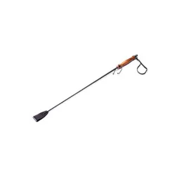 Стек с лакированной деревянной ручкой черный