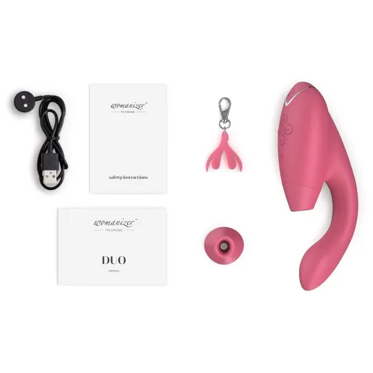 Бесконтактный клиторальный стимулятор Womanizer Duo розовый