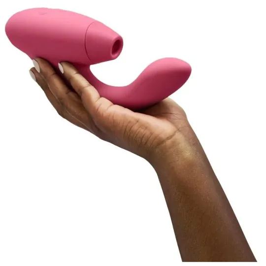 Бесконтактный клиторальный стимулятор Womanizer Duo розовый