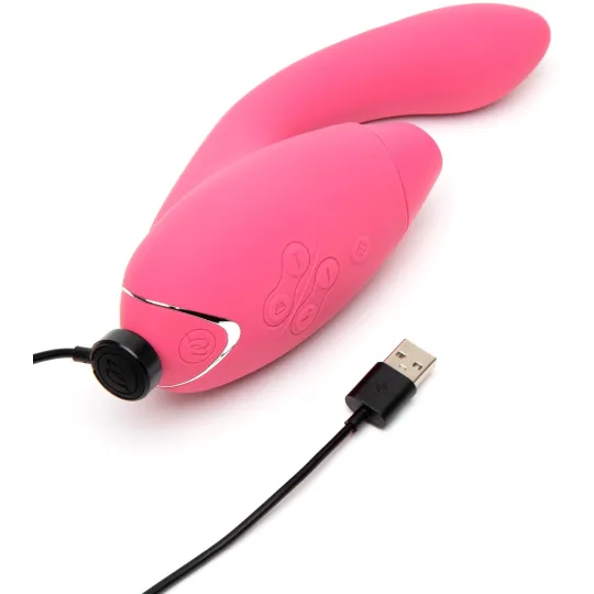 Бесконтактный клиторальный стимулятор Womanizer Duo розовый