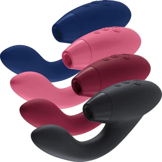 Бесконтактный клиторальный стимулятор Womanizer Duo розовый