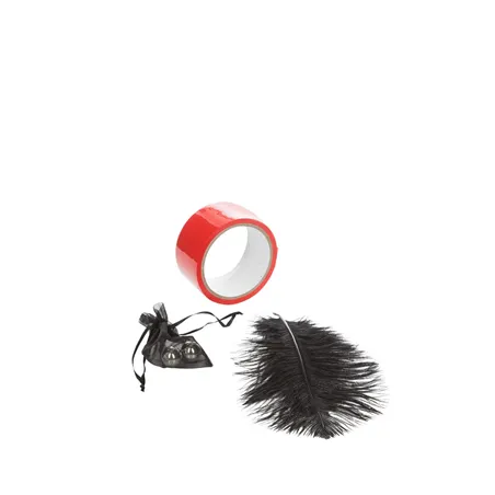 Набор игровой металлические шарики, скотч - лента, перо, Scandal Red Room Kit